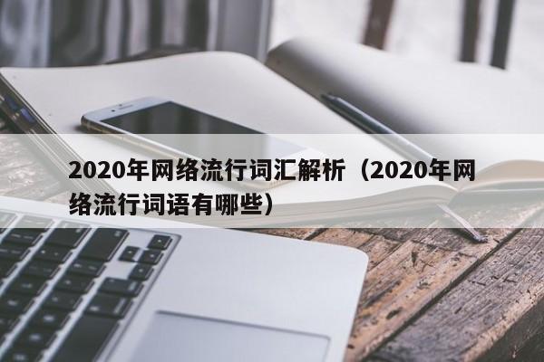 2020年网络流行词汇解析（2020年网络流行词语有哪些）