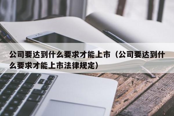 公司要达到什么要求才能上市（公司要达到什么要求才能上市法律规定）