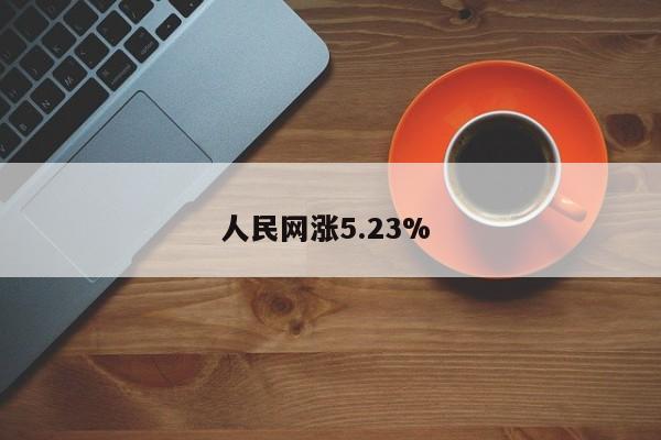 人民网涨5.23% 