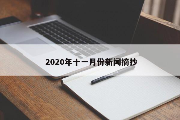  2020年十一月份新闻摘抄