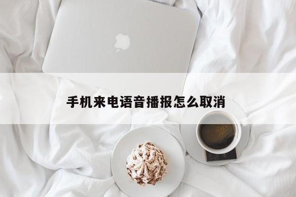 手机来电语音播报怎么取消 