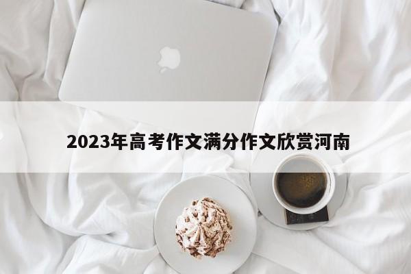  2023年高考作文满分作文欣赏河南